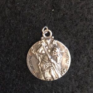 Vintage Hayward Sterling St Christopher Charm